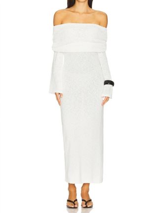 Lioness Mirage Maxi Dress In Porcelain