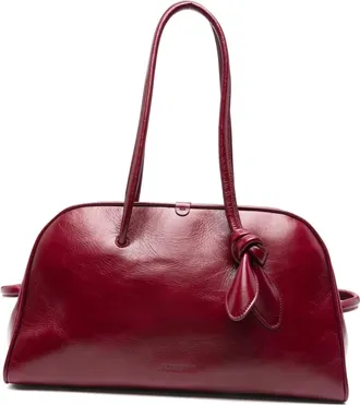 Jacquemus top-handle knot bag - Rosso