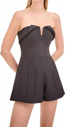 Alexis Chelya Romper In Black