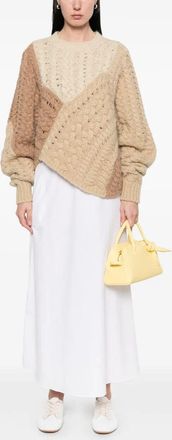 Gucci Grey And Black Gg Knit Wool Cardigan-Donna