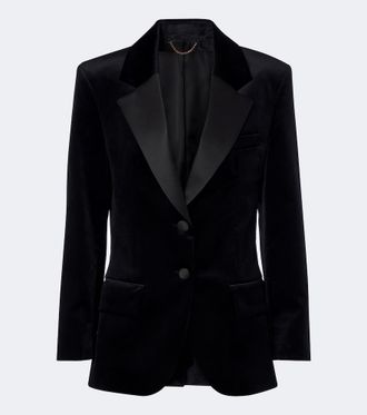 Victoria Beckham Chaqueta de esmoquin Camilla de terciopelo