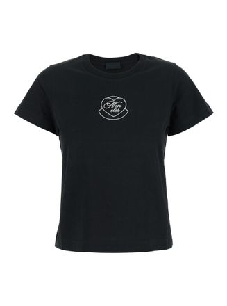 Moncler Black Crew Neck T-Shirt