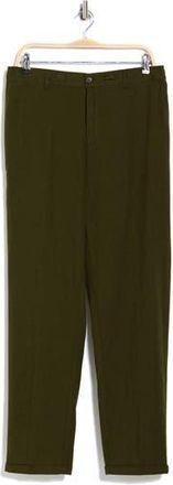Les Deux Pino Cotton & Linen Pants in Chive Green at Nordstrom Rack, Size 33 X 32