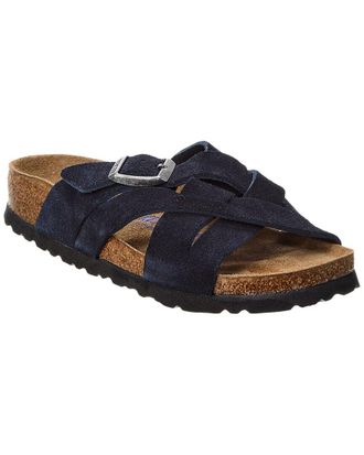 Birkenstock Lugano Soft Footbed Suede Sandal