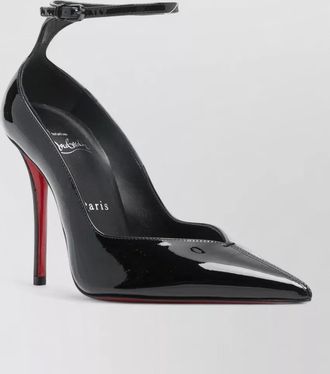Christian Louboutin erozee patent pumps pointed toe strap