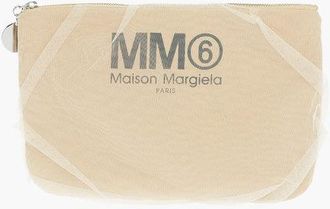 Maison Margiela MM6 Padded clutch with tulle size One Size