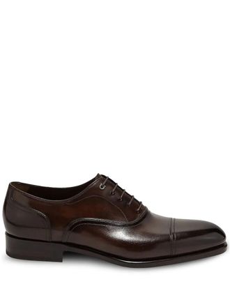 Ferragamo Ferragamo Gancini Leather Oxford Shoes
