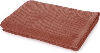 KASANOVA Telo doccia cotone Pop Corn malva scuro