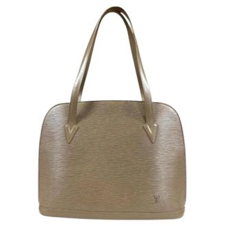 Louis Vuitton Pre-owned Shoulder Bags, female, Gray, Size: ONE SIZE Pre-owned Vintage Shoulder Bag