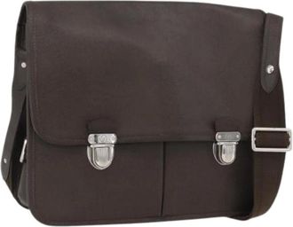 Louis Vuitton Pre-owned Cross Body Bags, female, Brown, Size: ONE SIZE Pre-owned Vintage Taiga Shoulder Bag