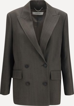 Golden Goose Double-breasted Blazer with drawstring Female 40