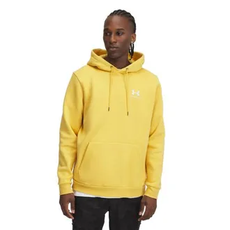Under Armour Mens Icon Fleece Hoodie - Noble Gold/White Size 3XL