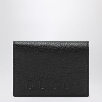 Gucci Black zip wallet with logo