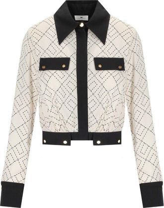 Elisabetta Franchi CAMICIA BICOLORE MILK ELISABETTA FRANCHI
