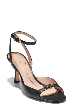 Cole Haan Annalise Ankle Strap Sandal in Black Leather at Nordstrom Rack, Size 9.5