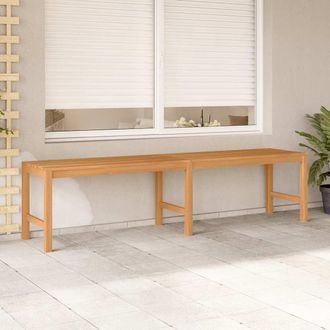 vidaXL Vidaxl - Banco De Jard&iacute;n De Madera Maciza De Teca 180 Cm