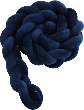 OEM Protector De Cuna Para Beb&eacute; - 3 Almohadas Tejidas Con Dise&ntilde;o De Serpiente, Protector Trenzado De Terciopelo Para Cama, Protector De Guarder&iacute;a Para Rec