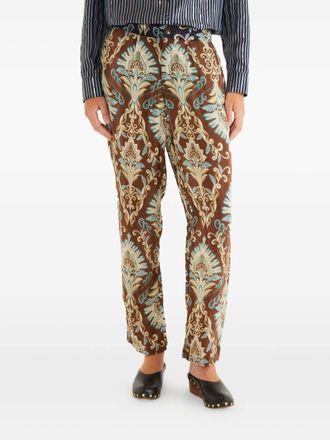 Farm Rio arabesque print trousers - Brown