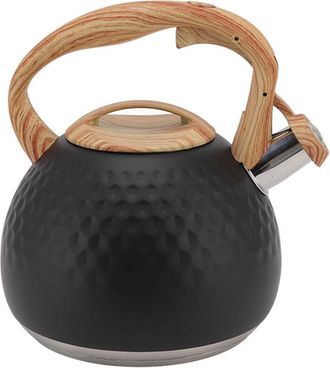 OEM Hervidor De T&eacute; Silbante De Acero Inoxidable, Distribuci&oacute;n Uniforme Del Calor Para Estufas De Gas, Capacidad De 3 Litros Para Cocina Dom&eacute;stica (negro)