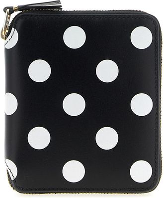 Comme Des Garçons polka Dots Printed Wallet