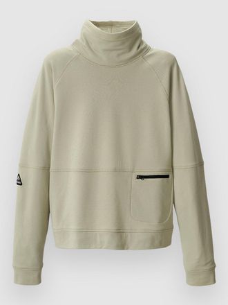 Jones Snowboards Flagship Rec Grid 1/2 Zip Fleecejacke grau