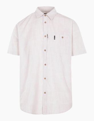 Trespass Mens Trespass Mens Basham Woven Shirt - White - Size: 46/Regular