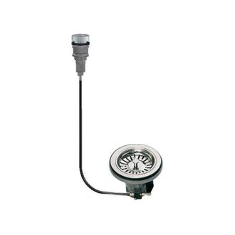 Lira Desag&uuml;e De Fregadero Sin Rebosadero Autom&aacute;tico, Di&aacute;metro 90 Mm, Con Asa Rotologic 1