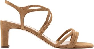 Parall&egrave;le Larch Sandal - Dames - Sandalen met hakken - Bruin - 39 1/2 EU - Leer - Schoenen