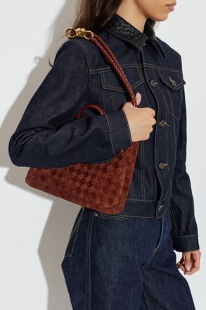 Bottega Veneta Andiamo Small Bag, Womens, Brown