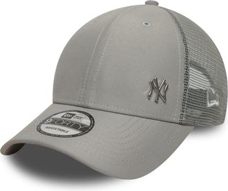 New Era 9Forty Trucker Cap - Flawless New York Yankees Grey