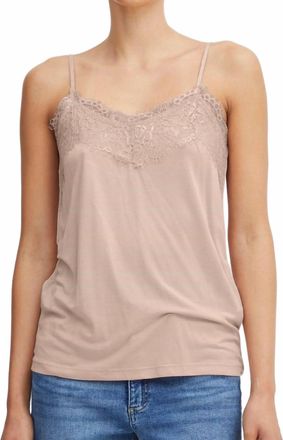 Ichi Womens Jersey Top In Rose Dust
