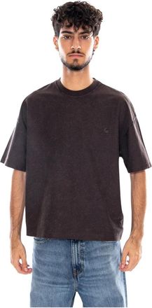 Carhartt Work in Progress S/S Lambert T-Shirt - Heren - T-shirts - Bruin - L - Katoen - Tops
