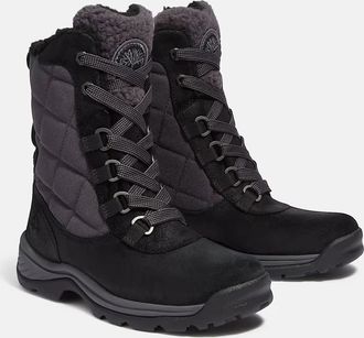Timberland White Ledge Tall TB0A43X8EK4 Womens Black Waterproof Snow Boots LIQ11