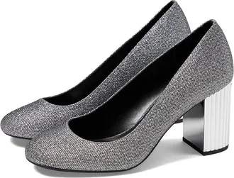 Michael Kors Porter Flex Pump Womens Shoes Silver : 7.5 M, Synthetic/Textile