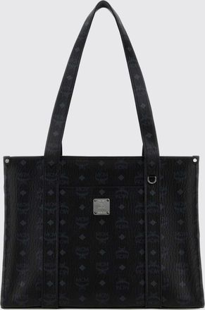 MCM Borsa Aren MCM in cotone spalmato con logo stampato