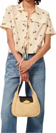 Sessun Chiavari Short Sleeve Shirt In Plein Sel Seti