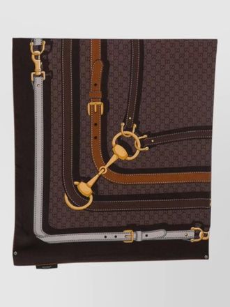 Gucci logo-print scarf