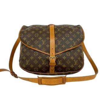 Louis Vuitton Pre-owned Cross Body Bags, female, Brown, Size: ONE SIZE Pre-owned Vintage Shoulder Bag