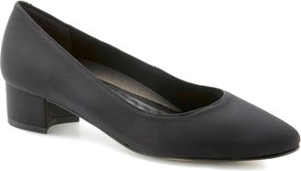 Ros Hommerson Womens Heidi Ii Pumps In Black Microtouch