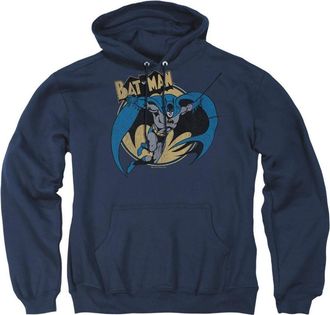 Gildan Batman Through The Night Adult Pull Over Hoodie / Hooded Sweatshirt