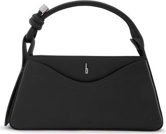 Behno Melina Leather Crossbody Satchel in Black at Nordstrom