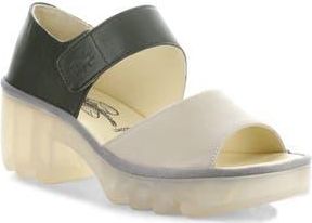 FLY London Taar Platform Sandal in Taupe/Khaki at Nordstrom Rack, Size 10-10.5Us / 41Eu