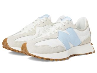 New Balance Classics 327 Womens Shoes Timberwolf/Sea Salt/Light Chrome Blue : 12 B - Medium, Suede/Synthetic
