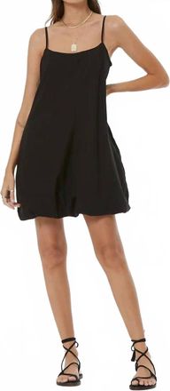 Young Fabulous & Broke Bulle Bubbled Mini Dress In Black