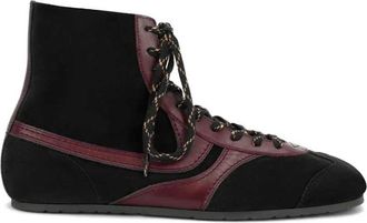 Dries Van Noten Scarpe da ginnastica alte in pelle scamosciata Dries Van Noten