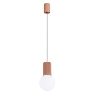Sollux Lighting L&aacute;mpara de techo moca aluminio/vidrio