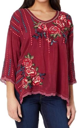 Johnny Was Giovanna Blouse In Currant