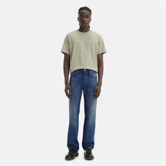 Levi's Heren 501 Originele Crash Courses Jeans (Blauw)