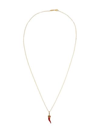 Dolce & Gabbana 18kt geelgouden Good Luck halsketting