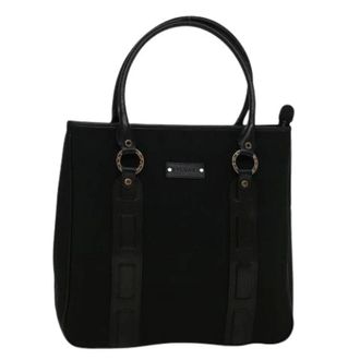 Bulgari Pre-owned borse a mano di tela - - Pre-owned - Donna - Nero - ONE SIZE